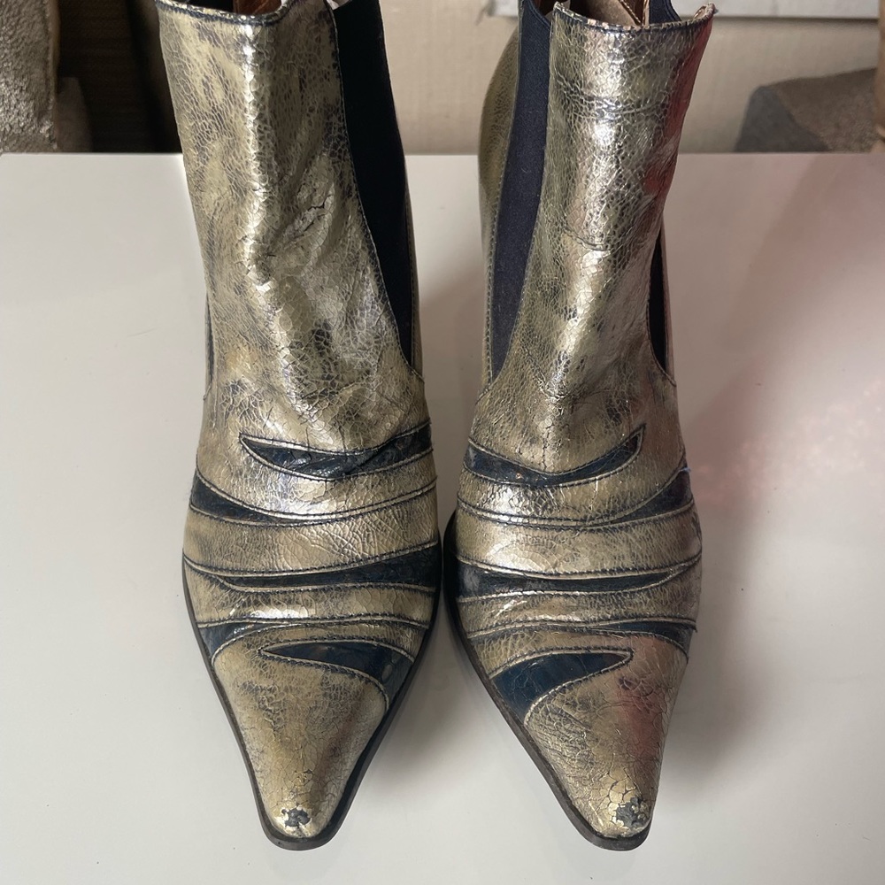 Boots by Santana  Blue and silver size 9